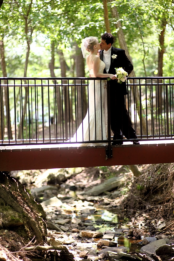 Laura and Israel on a bridge